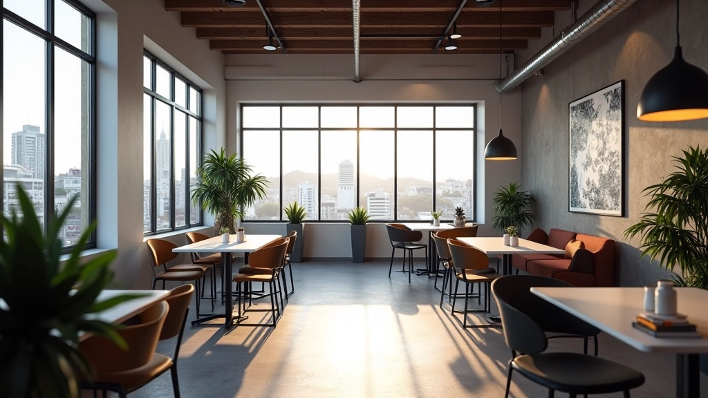 Escritório moderno da Fluir Motion em Portugal com ambiente criativo